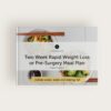 2 Week Rapid Weight Loss Meal Planner