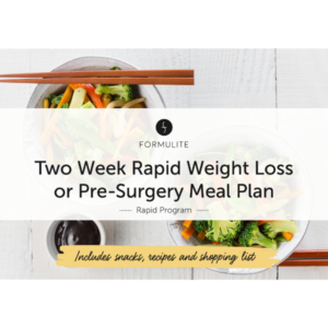 Rapid Weight Loss / Pre Surgery Shake & Soup Meal Planner